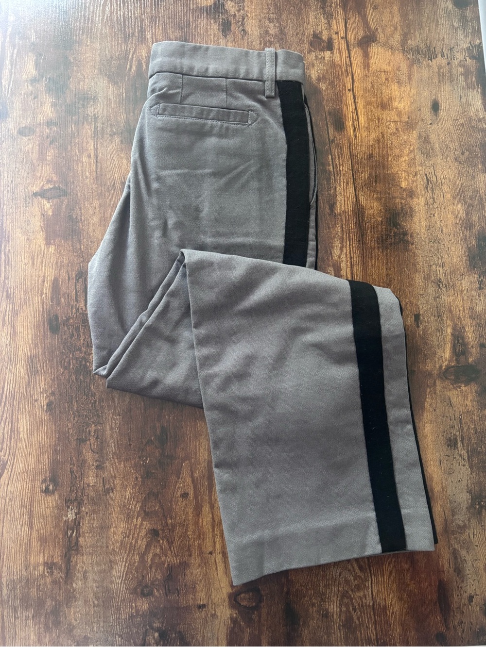 Women’s Marc Jacobs Gray Dress Pants with Black Side Stripe